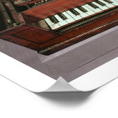 Square piano, 1767 (foto) poster (Hoek)