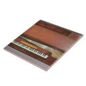 Square piano, 1767 (foto) tegeltje (Zijkant)