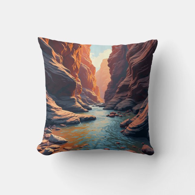 Square Pillow Hoesjes voor Couch Living Room canyo Kussen (Voorkant)