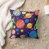 Square Planet and Space Theme Kussen (Deken)