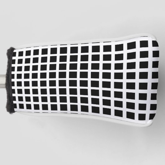 Square Polka Putter Golf Head Hoesje Golfheadcover (Voorkant)