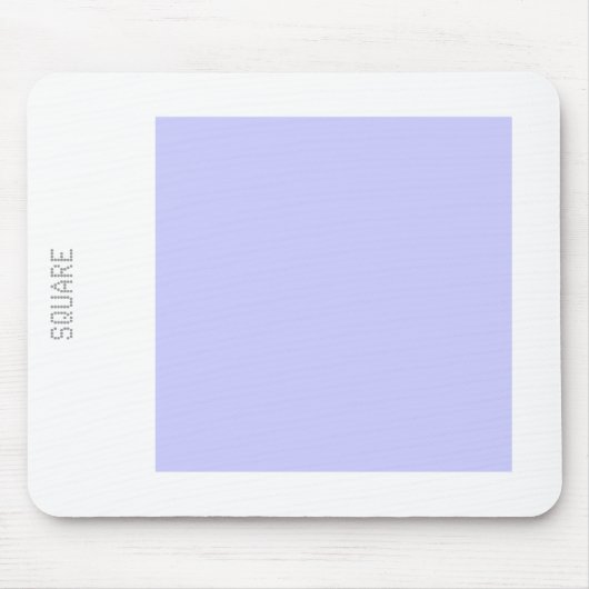 Square - Powder Blue en White Muismat (Voorkant)