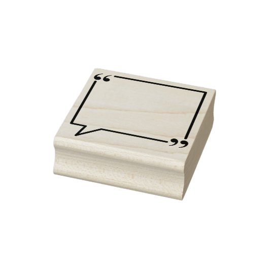 Square Quote Lijst, Tijdschrift Rubberstempel (Stempel)