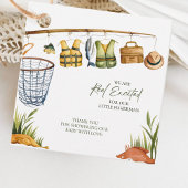 Square Reel Spannend Baby shower Dank u Bedankjes Labels