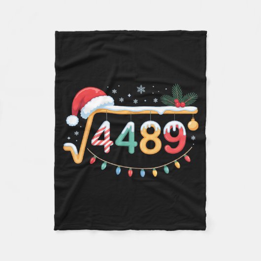 Square Root 4489 Funny 67 Meme Math Teacher 6 7 Ch Fleece Deken (Voorkant)