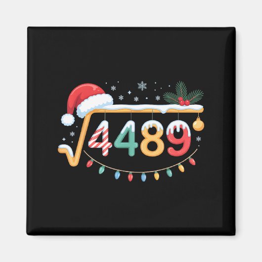 Square Root 4489 Funny 67 Meme Math Teacher 6 7 Ch Magneet (Voorkant)