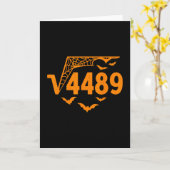 Square Root 4489 Funny Halloween Meme 67 Math Teac Kaart (Gele Bloem)