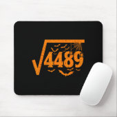 Square Root 4489 Funny Halloween Meme 67 Math Teac Muismat (Met muis)