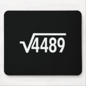 Square Root 4489 Funny Math Teacher Six Seven 67 M Muismat (Voorkant)