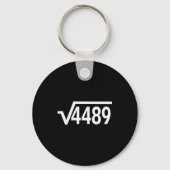 Square Root 4489 Funny Math Teacher Six Seven 67 M Sleutelhanger (Voorkant)