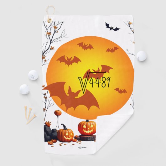 Square Root 4489 Golfhanddoek (Insitu)