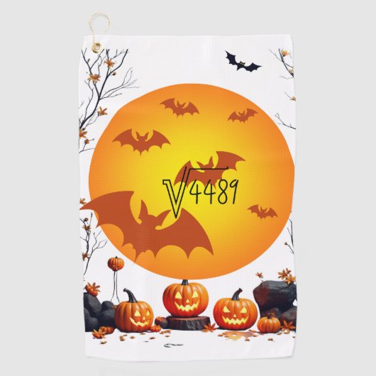 Square Root 4489  Golfhanddoek (Voorkant)