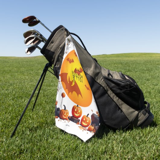 Square Root 4489 Golfhanddoek (Groen)