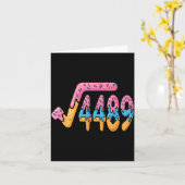 Square Root 4489 Ice Cream Slang Math 67 Six Seven Kaart (Gele Bloem)