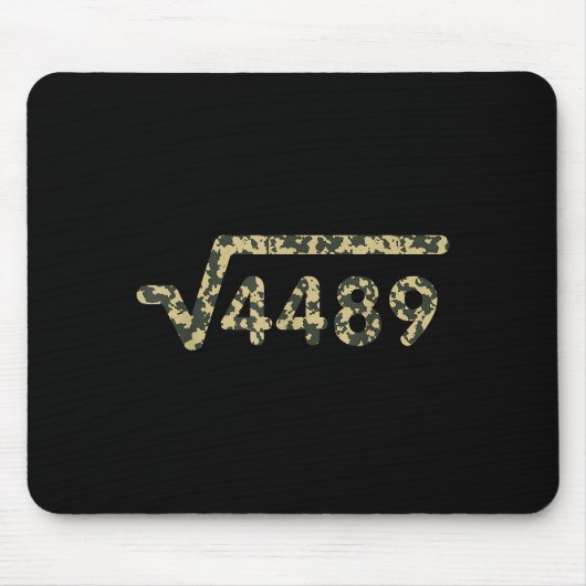 Square Root 4489 Slang Math Teacher Six Seven 6 7  Muismat (Voorkant)