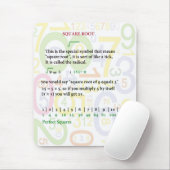 Square root Mousepad Muismat (Met muis)