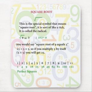 Square root Mousepad Muismat