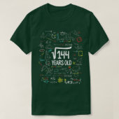 Square Root of 144 12th Birthday 12 Years Old Wisk T-shirt (Design voorkant)