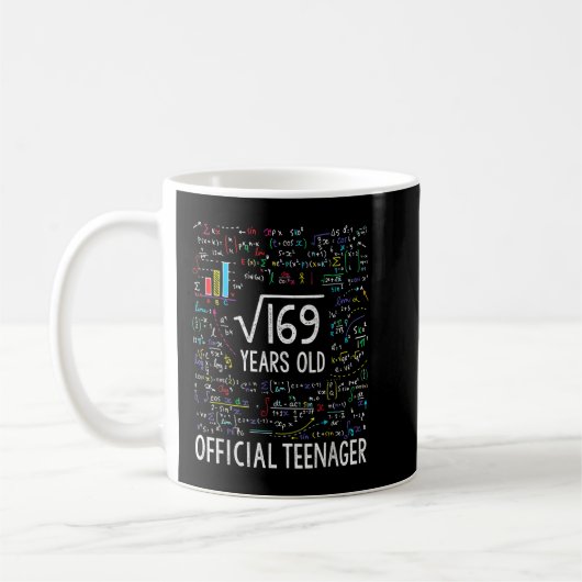 Square Root Of 169 13 Years Old Official Teenager Koffiemok (Links)
