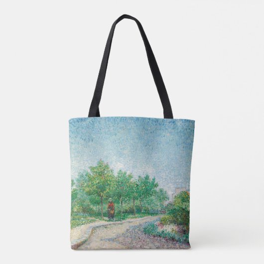 Square Saint-Pierre, Parijs, Van Gogh Canvas tas (Achterkant)
