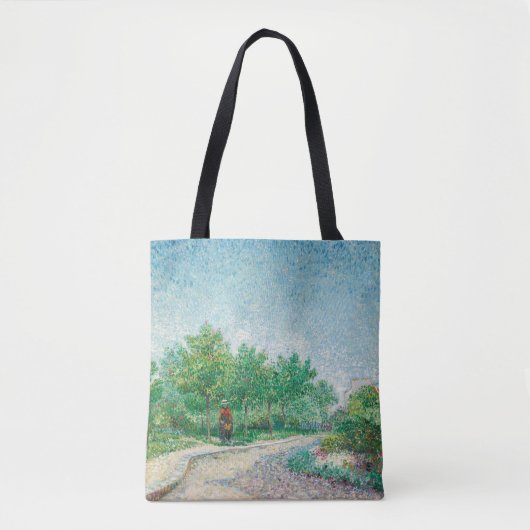 Square Saint-Pierre, Parijs, Van Gogh Canvas tas (Voorkant)