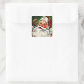 Square Santa Claus Sticker (Tas)