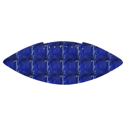 Square Sapphire Gemstone Blue American Football (Paneel)