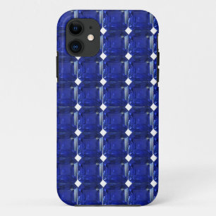 Square Sapphire Gemstone Blue Case-Mate iPhone Case
