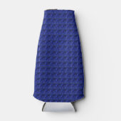 Square Sapphire Gemstone Blue Flesjeskoeler (Voorkant)