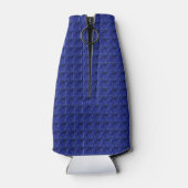 Square Sapphire Gemstone Blue Flesjeskoeler (Achterkant)