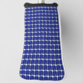 Square Sapphire Gemstone Blue Golfheadcover (Draai 90)