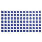 Square Sapphire Gemstone Blue Kussensloop (Voorkant-Rechts)