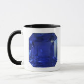 Square Sapphire Gemstone Blue Mok (Links)