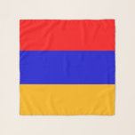 Square Scarf met vlag van Armenië Sjaal<br><div class="desc">Patriottisch,  elegant vierkant sjaal met vlag van Armenië. Dit product is aanpasbaar.</div>