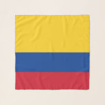 Square Scarf met vlag van Colombia Sjaal<br><div class="desc">Patriottisch,  elegant vierkant sjaal met vlag van Colombia. Dit product is aanpasbaar.</div>