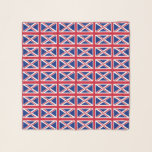 Square Scarf met vlag van het Verenigd Koninkrijk Sjaal<br><div class="desc">Patriottische,  elegante vierkante sjaal met vlag van het Verenigd Koninkrijk. Dit product is aanpasbaar.</div>