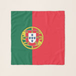 Square Scarf met vlag van Portugal Sjaal<br><div class="desc">Patriottisch,  elegant vierkant sjaal met vlag van Portugal. Dit product is aanpasbaar.</div>