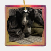 Square Shaped Photo Ornament Firey HAMbWG (Voorkant)