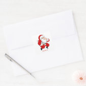 Square Sneaky Santa Stickers (Envelop)