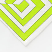 Square Spirals Fleece Blanket Deken (Hoek)