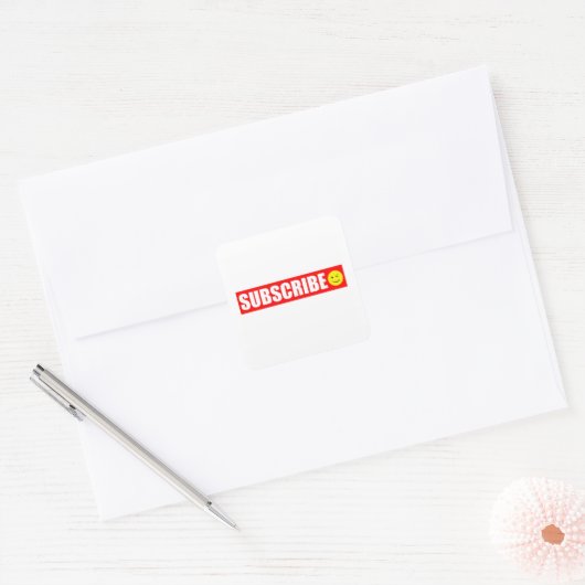 Square Sticker tekenen (Envelop)