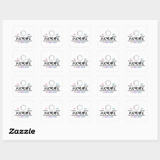 Square Stickers (Vel)