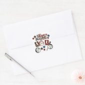 Square Stickers/Baseball "I Love this game" Vierkante Sticker (Envelop)