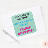 Square Stickers, sheet of six 3 inch stickeSticker Vierkante Sticker (Envelop)