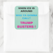 Square Stickers, sheet of six 3 inch stickeSticker Vierkante Sticker (Tas)