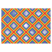 Square Stripes Lijst Rainbow + uw afbeeldingen Tafelkleed (Voorkant (Horizontaal))