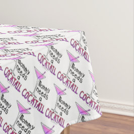 SQUARE TABLECLOTH - Mama heeft een COCKTAIL nodig! Tafelkleed