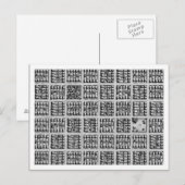 Square Town Briefkaart (Voorkant / Achterkant)