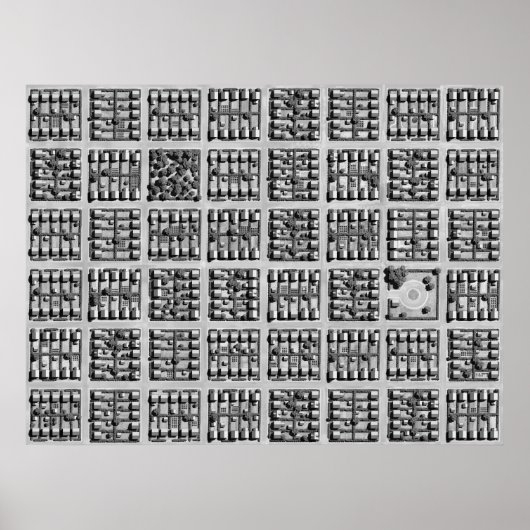 Square Town Poster (Voorkant)