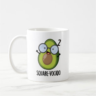 Square-vocado grappige avocado puns koffiemok